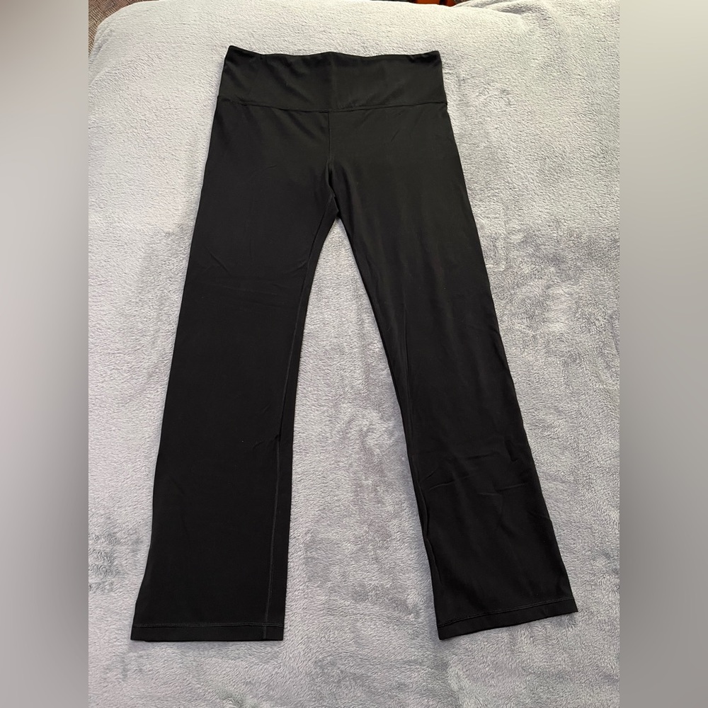 Athleta Straight Leg Pant Black Womens XL Like New